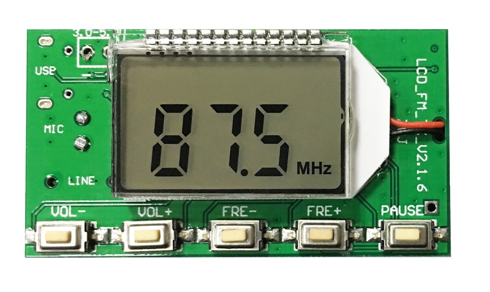Stereo Wireless Microphone 76-108MHz