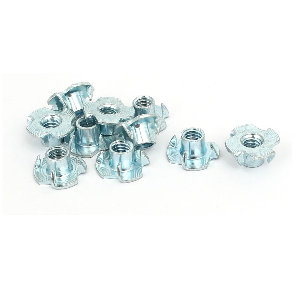 1/4-INCH Thread 8mm 4 Rebs Fully Threaded Fronts T 10pcs