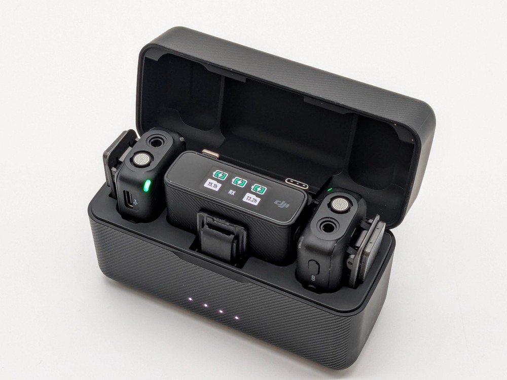 DJI Mic Wireless, Charging Case Microphone 250m Range AST01