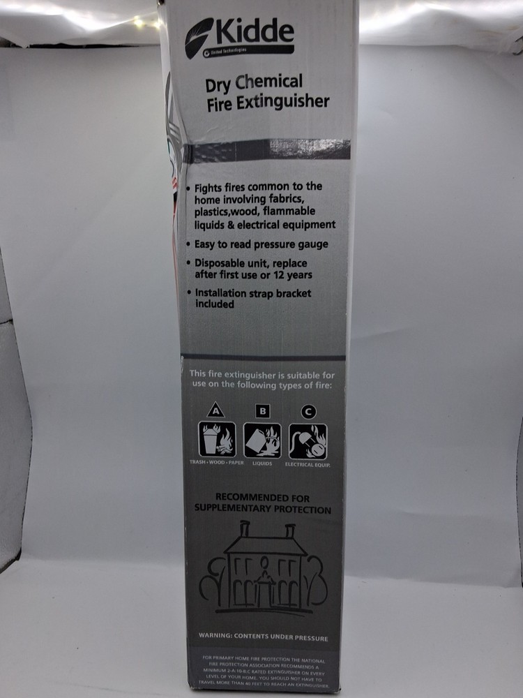 Kidde Multipurpose Home Fire Extinguisher 1 Pack