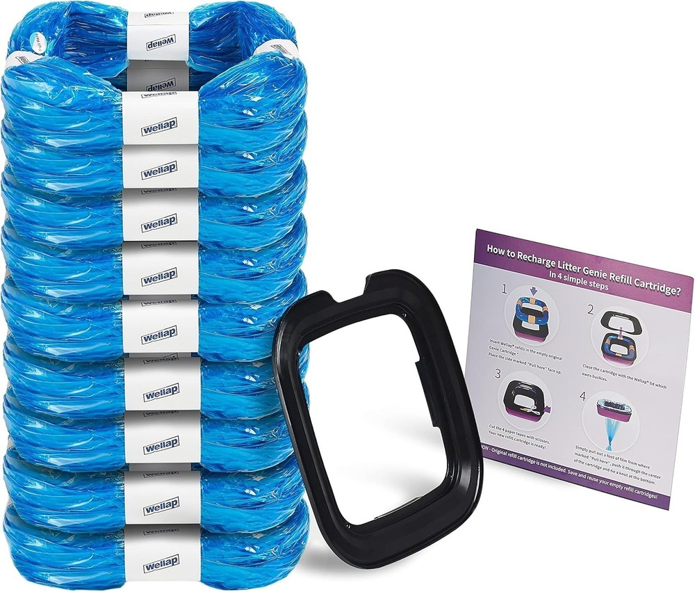 Fresh Scent Litter Refills 9 Pack - Easy Assembly and Perfect Compatibility