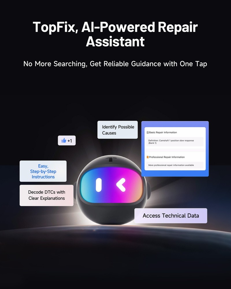 TOPDON Topscan Master All System Diagnostic Tool for iOS & Android Bidirectional
