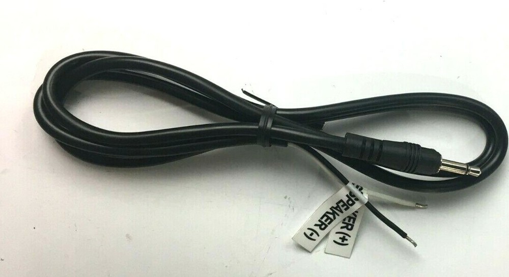 NEW Marine Negative and Postive Speaker Aux Cord