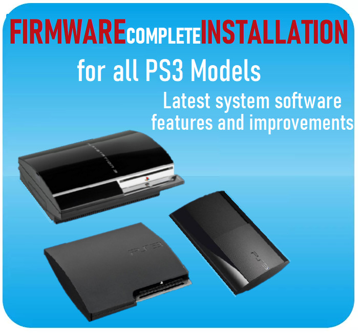 PS3 Official Sony Firmware System Software for Hard Drive Replacement or Upgrade