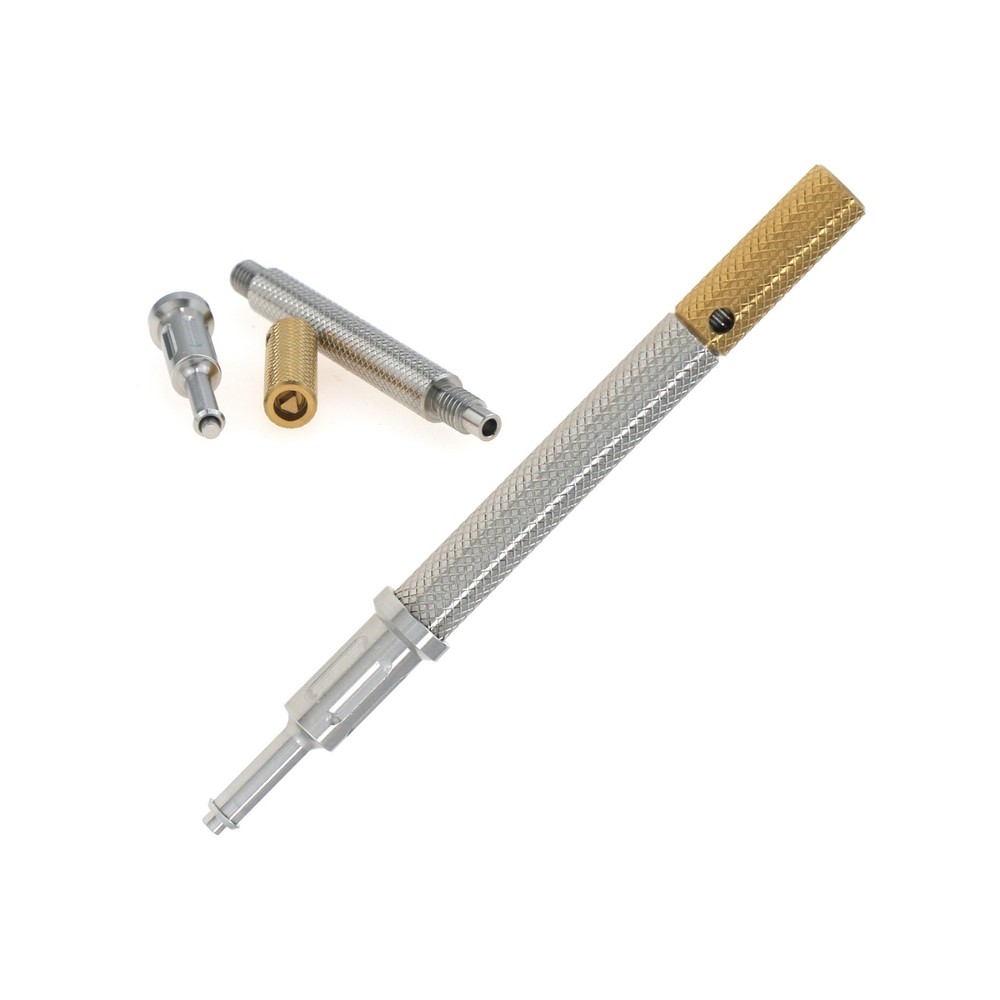 Dental Universal Retention Cap Insertion Extraction Overdenture Remove Core Tool