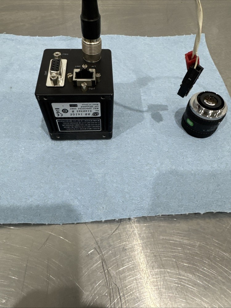 JAI BB-141GE Camera WITH Computar Adjustable Lense 8mm 08D