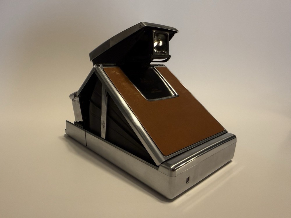 Polaroid SX-70 Land Camera With Brown Leather Case