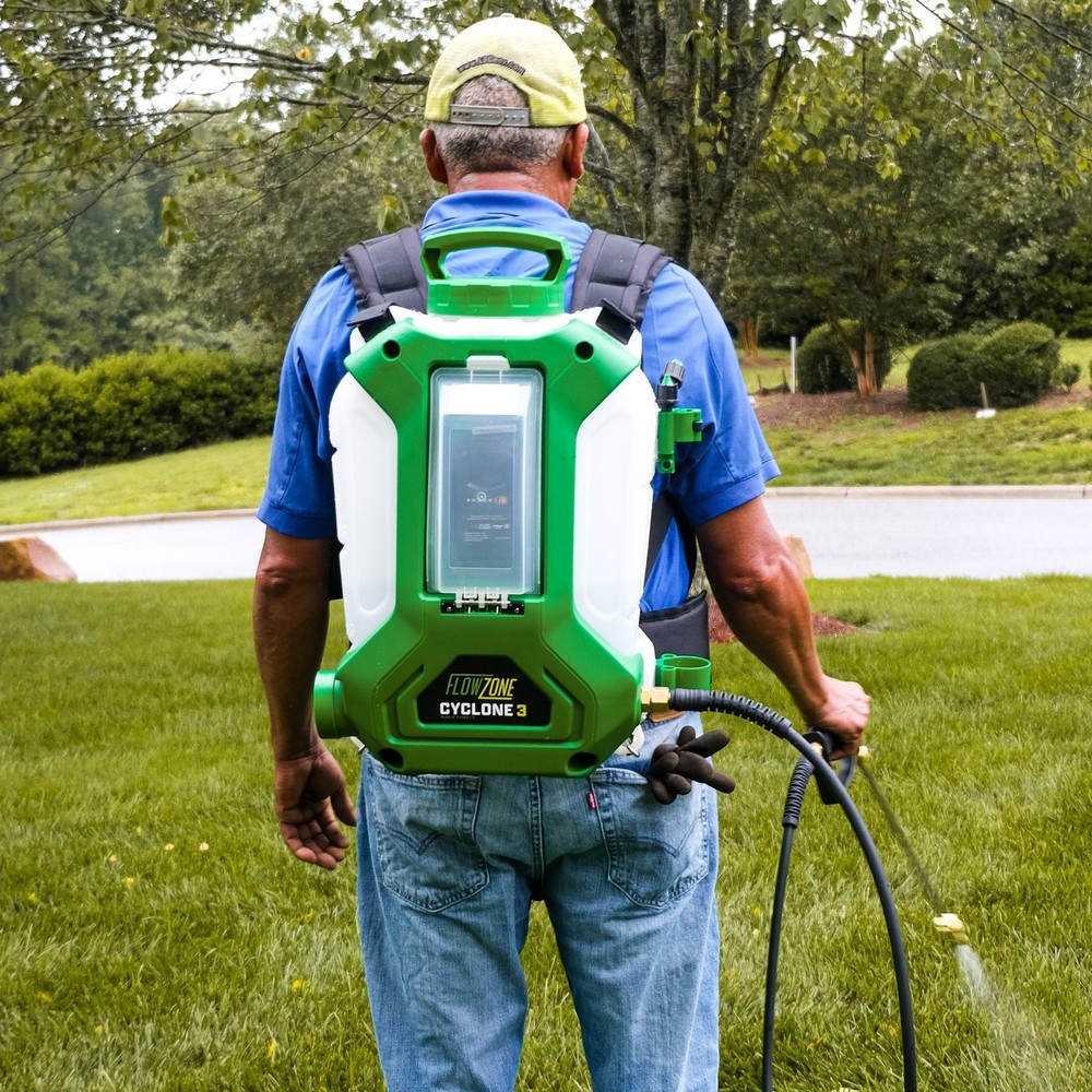 FlowZone Cyclone 3 Battery Powered Backpack Sprayer (4Gallon) - 4 Gallon