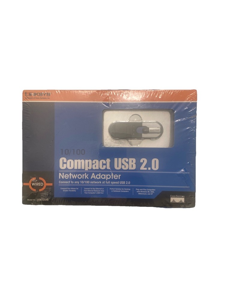 Linksys Compact USB 2.0 Network Adapter 10/100 Brand New