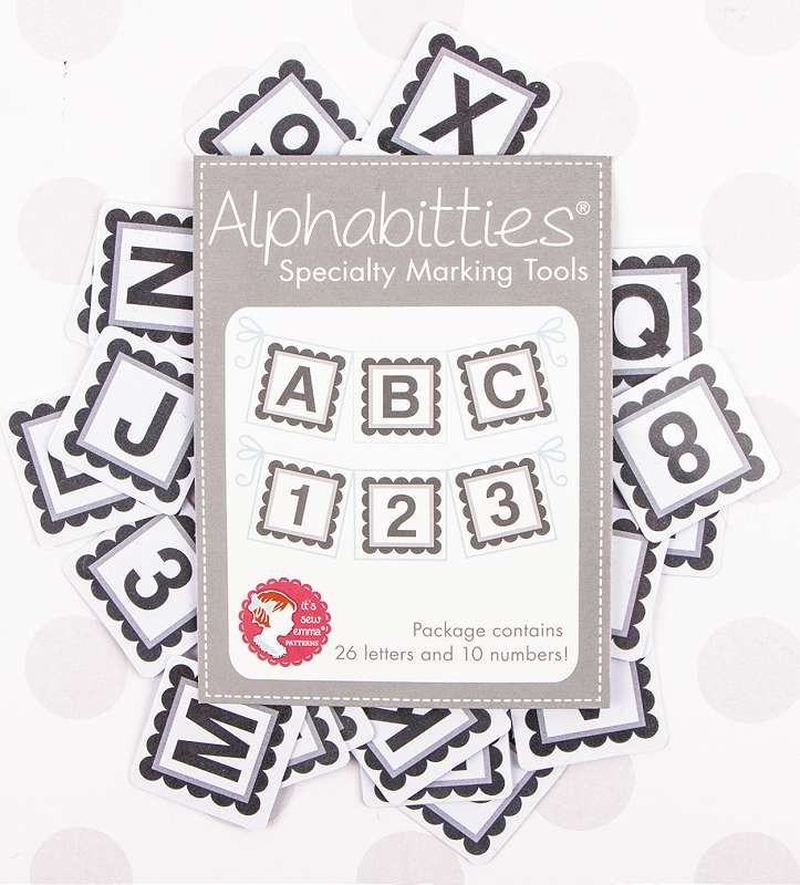 It's Sew Emma Alphabitties Pack Gray