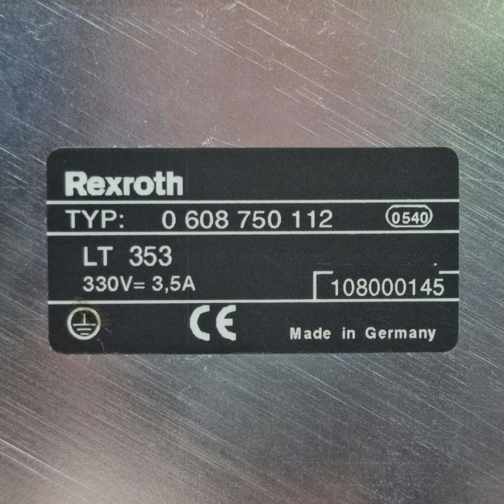 LT353 | Rexroth | (0608750112), Servo Amplifier Module, Used