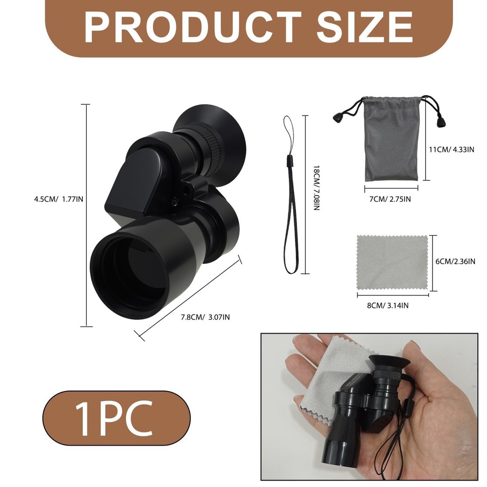 1PCS Mini Monocular Telescope,Monocular Telescope High Powered for...