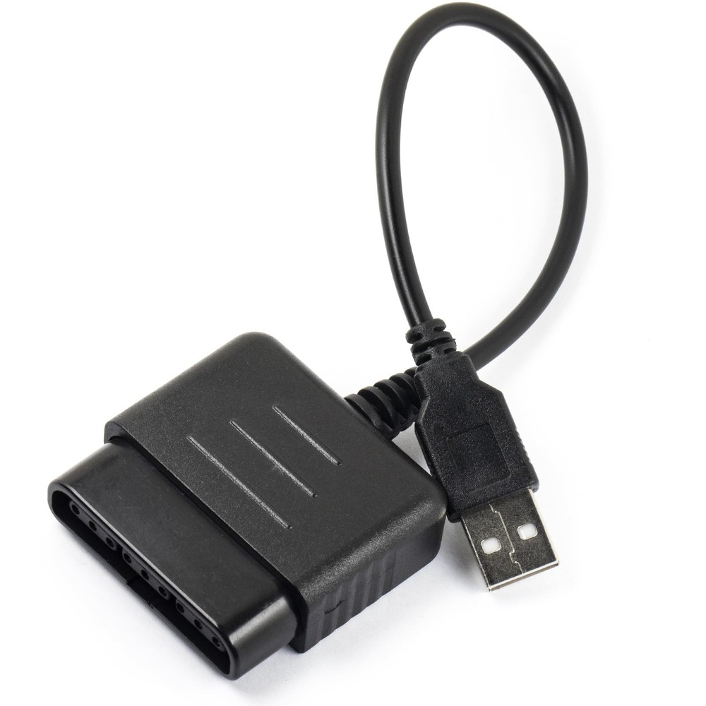 2 PCS PC USB To Wired Controller Adapter Converter Cable For PS2 PS3 10 Inch