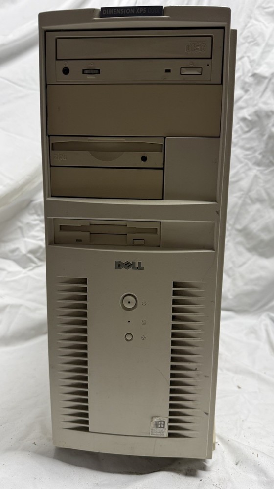 Vintage Dell Dimension XPS D300 desktop computer