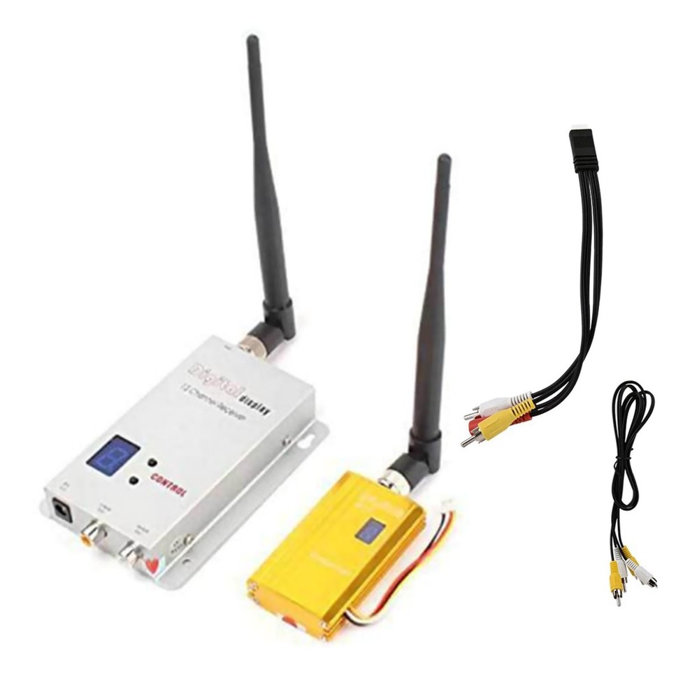 CCTV Audio/Video Transmitter-Receiver 1200M Range Transmission Wide Coverage