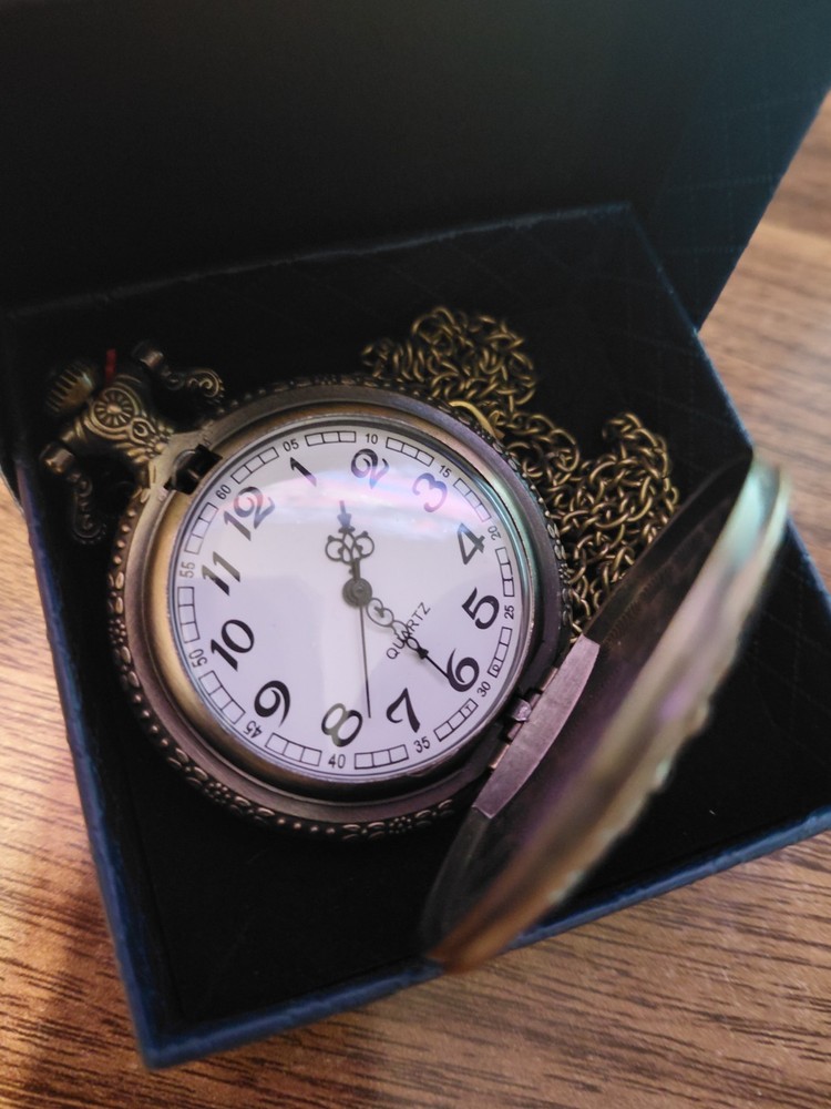 bronze bears pocket watch