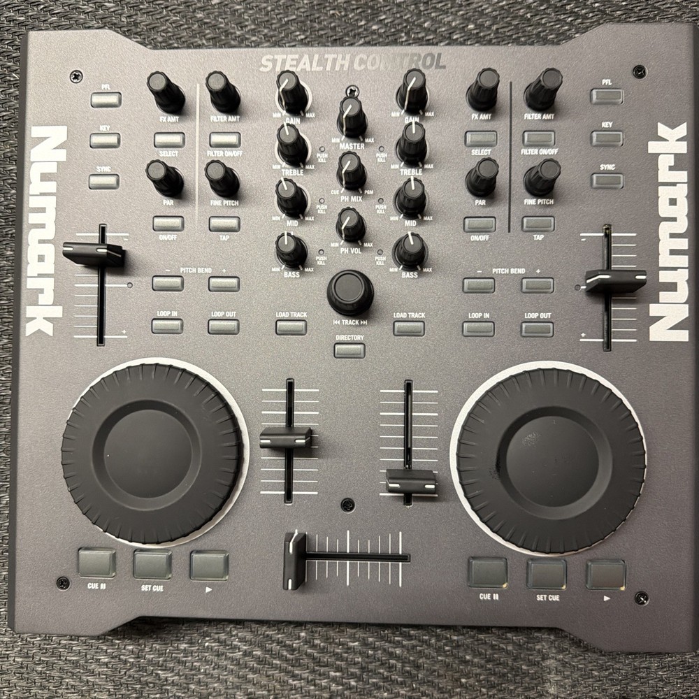 Numark Stealth Control DJ Controller MIDI USB Traktor VirtualDJ Mixer Controller