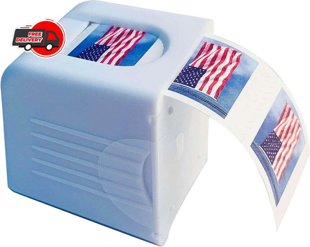 Stamp Roll Dispenser – Easy Postage Stamp Holder & Organizer for Mailing