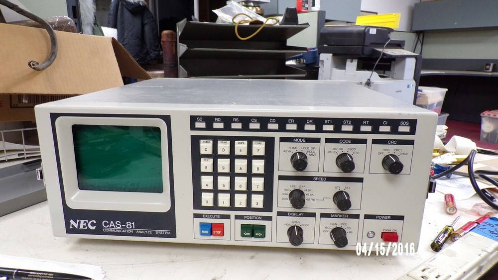 NEC CAS-81 Communication Analyze System