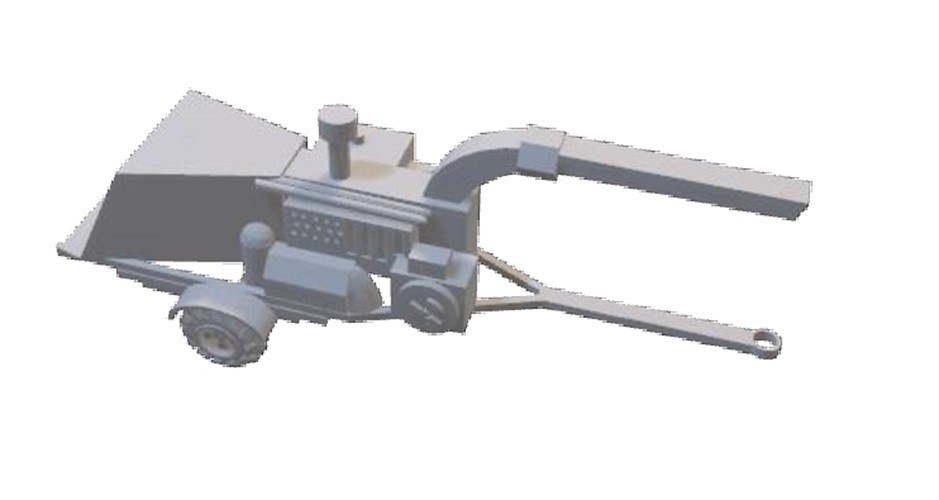 Resin printed Wood Chipper