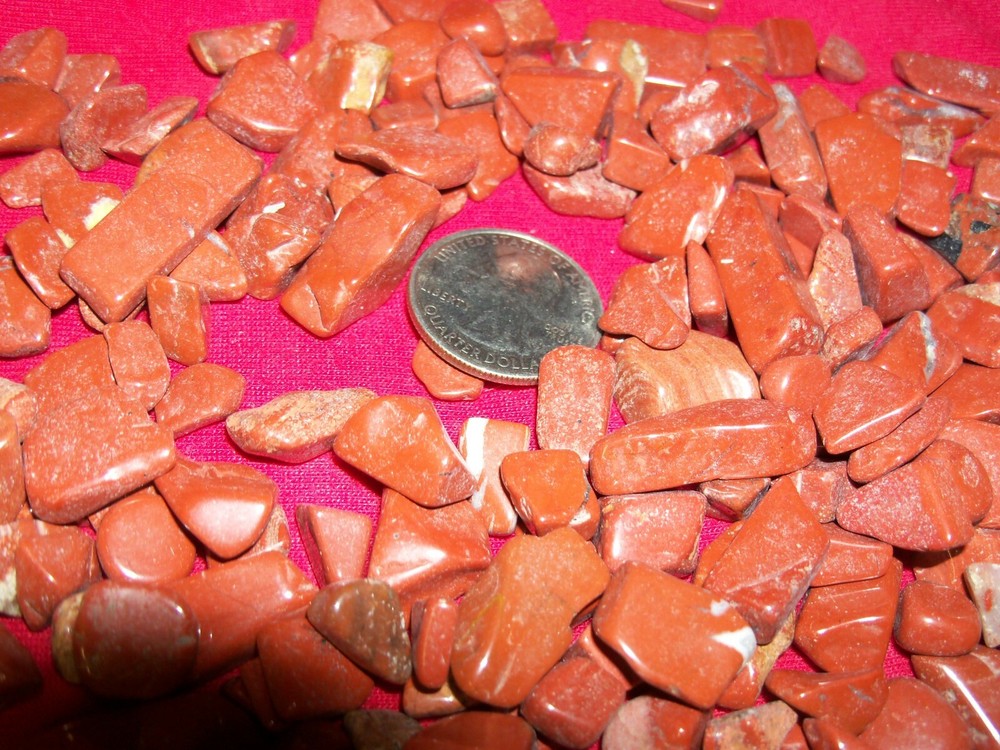 10 brecciated red jasper polished gemstones per lot medium size