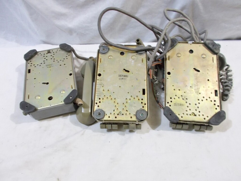 Two (2) Stromberg Carlson Office Telephones - One with Junction Box