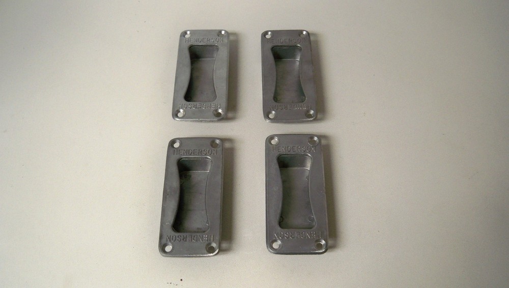 *NEW* Henderson 414 Door Handle Rectangular Flush Pull (Qty 4)