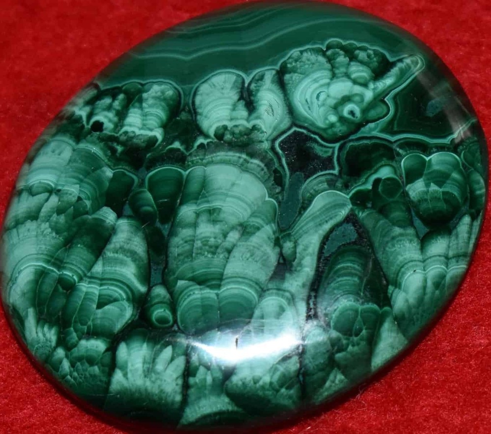 Malachite Worry Stone #7