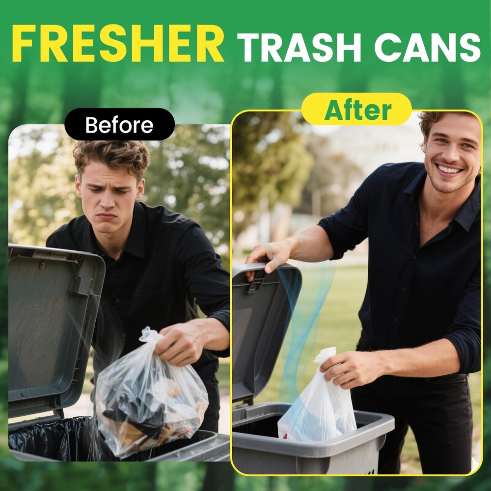 5lbs Trash Can Deodorizer & Liquid Absorber – Odor Absorbing Granules for Tra...