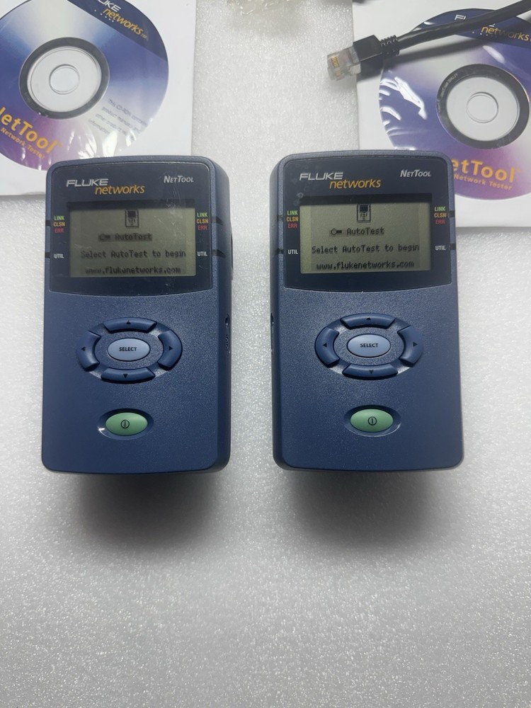 Fluke Networks NetTool 10/100 Inline Network Tester-UNTESTED, two units.