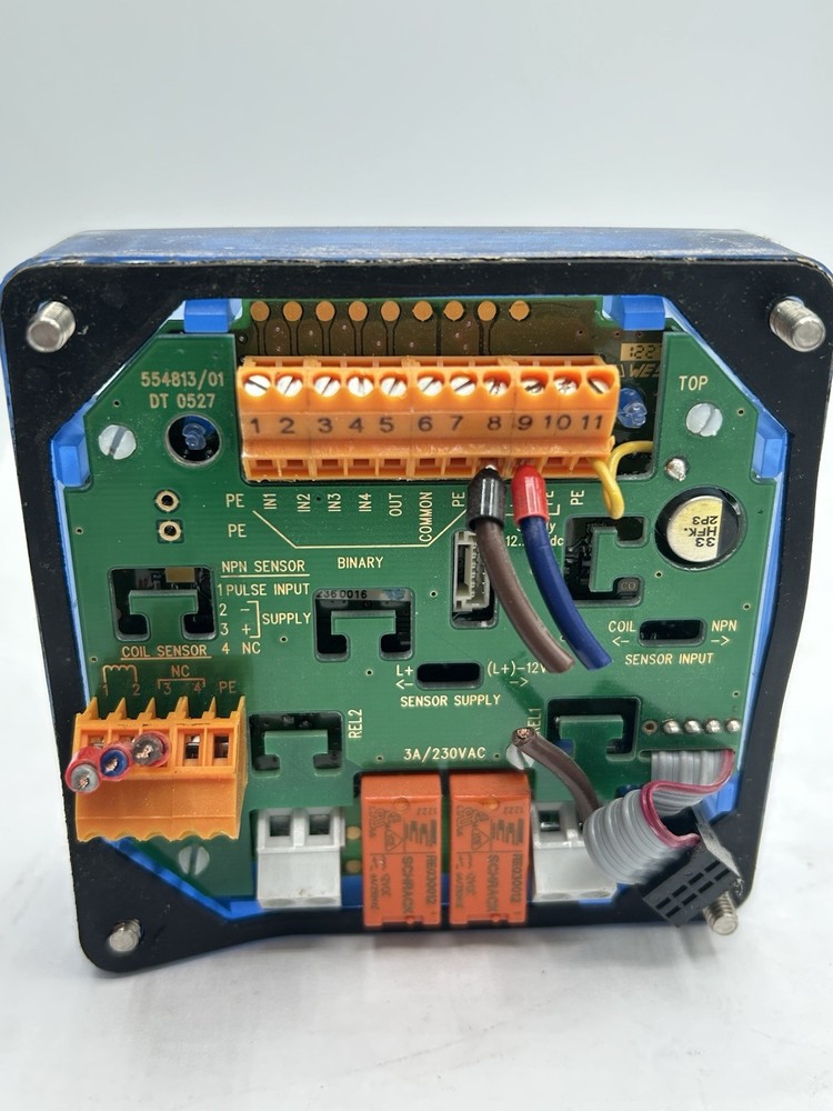 Burkert 8025 Digital Flow Transmitter Operation Panel 12-36v 00419536