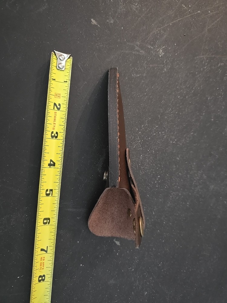 Leather Knife Sheath 6 3/4" Long