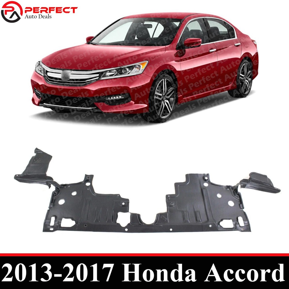 New Front Engine Splash Shield Under Cover For 2013-2017 Honda Accord