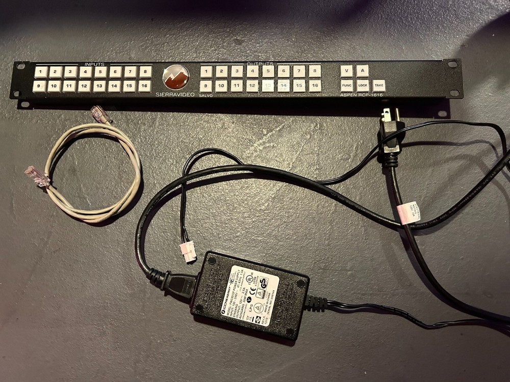 Sierra Video RCP-1616 Remote Control Panel (16x16 Router Controller)