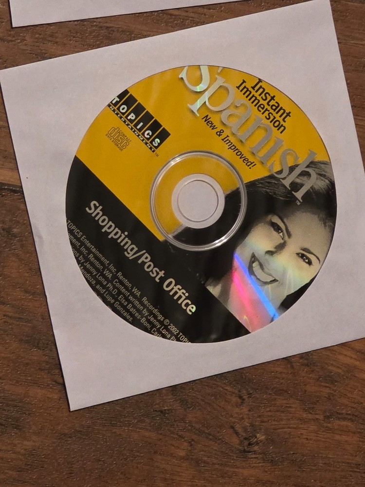 Spanish Language Instruction Software - 10 CD Set Topics Instant Immersion Audio