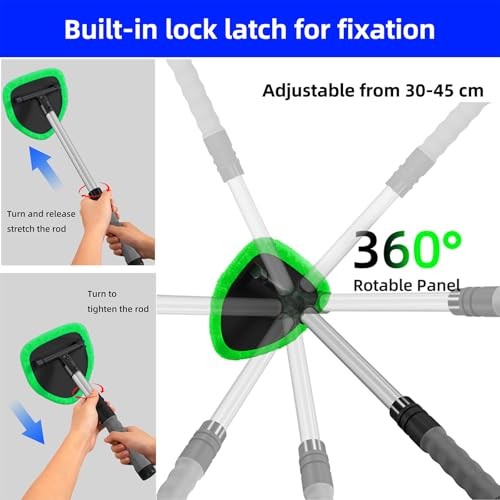 desin Windshield Cleaning Tool, Car Window Cleaner Windshield Cleaner with 4