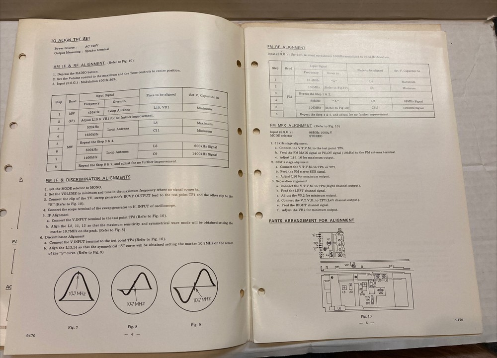 Original JVC Model 9470 Service Manual
