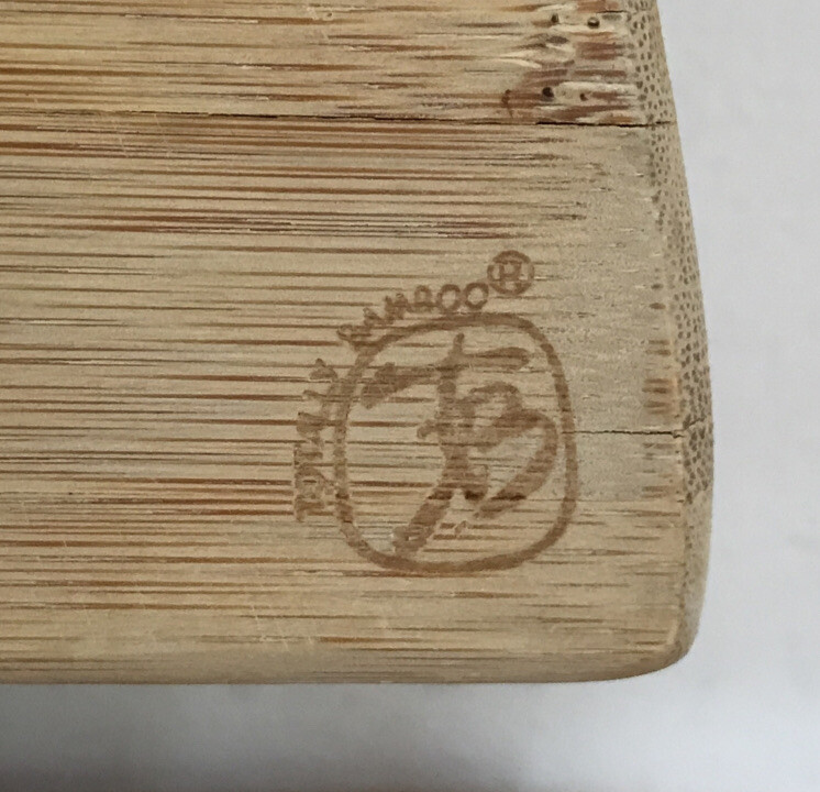 Totally Bamboo Solid Wooden Massachusetts Shaped Cutting Board Cheese Plate
