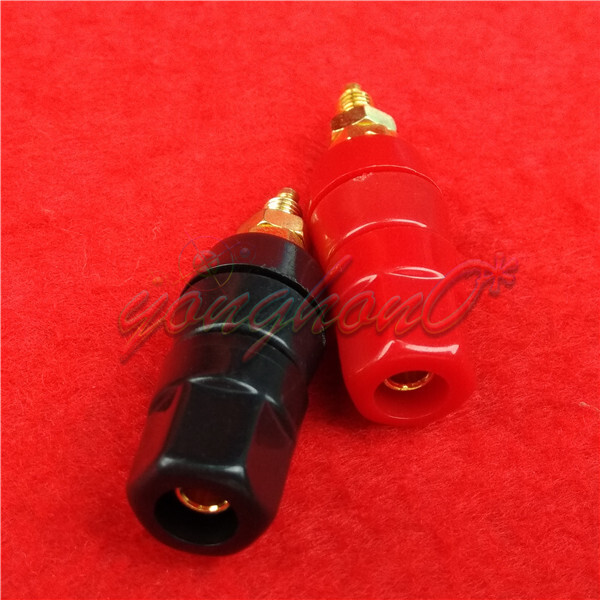 2pcs NEW 5-WAY Speaker Cable TERMINAL BINDING POST
