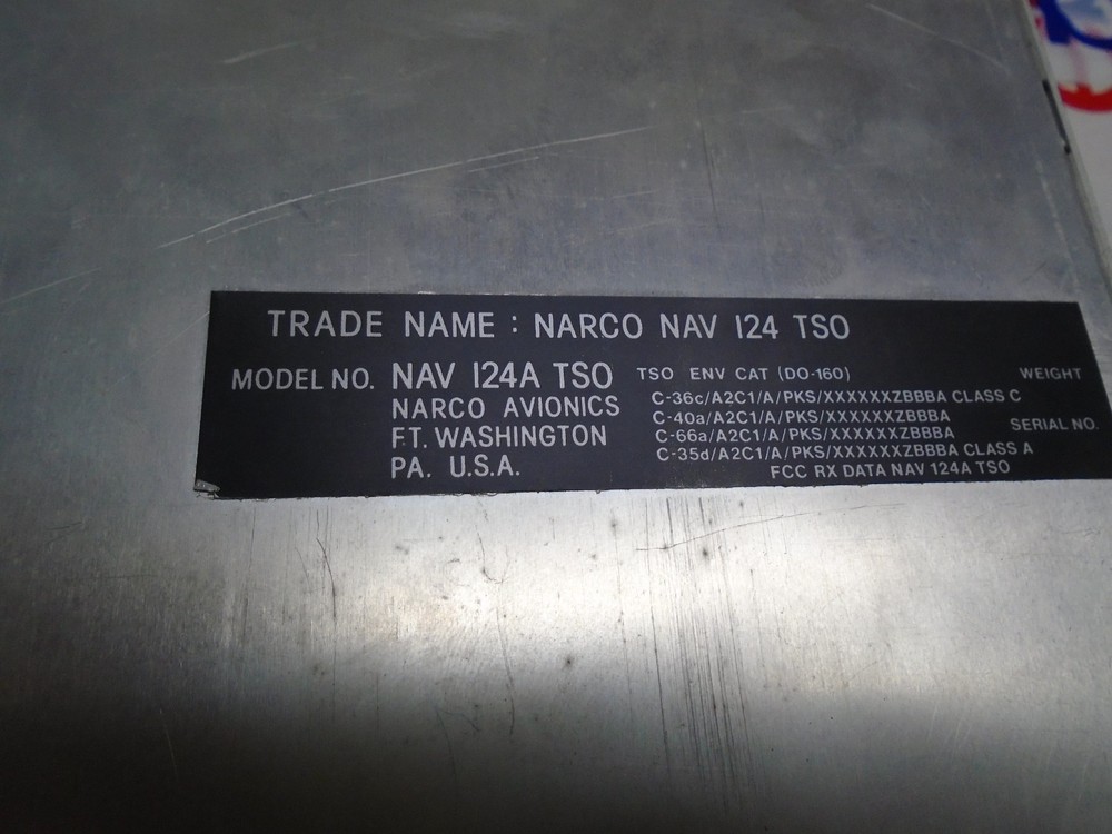 NARCO NAV 124 TSO
