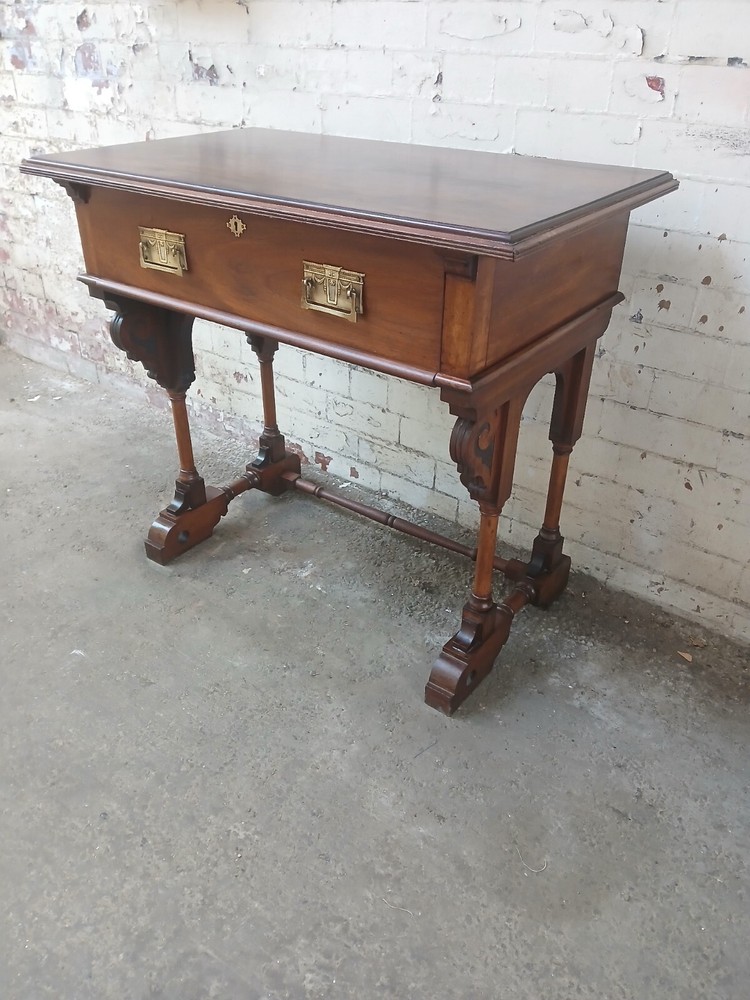 Victorian Mahogany Writing And Reading Desk,