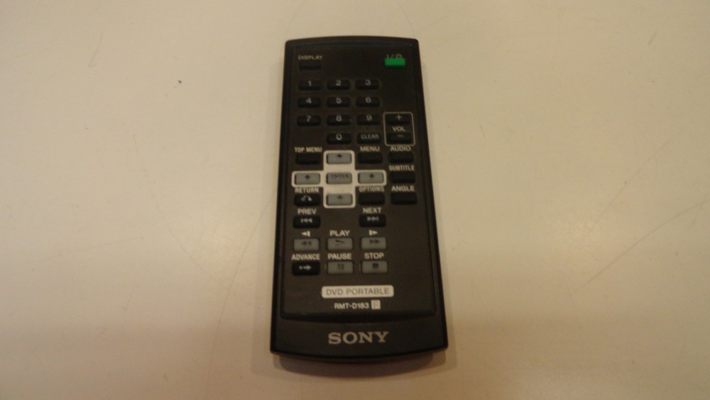 BB1: SONY DVD Portable Remote Control RMT-D183
