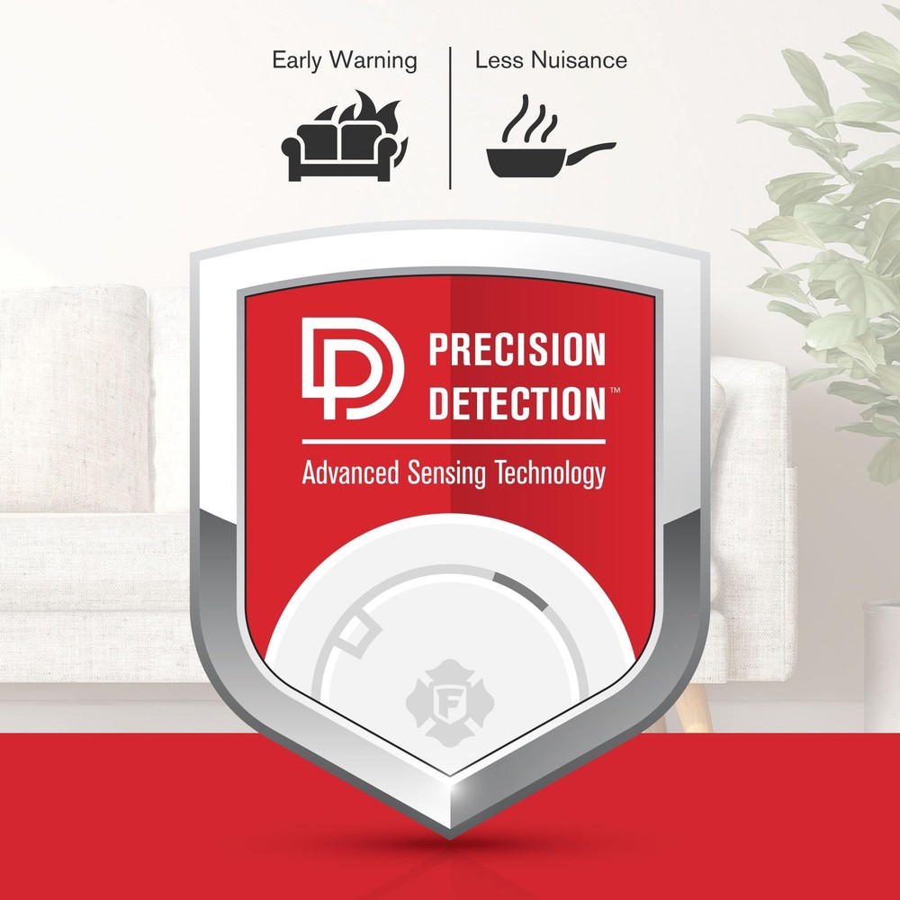 First Alert Interconnect Hardwire Dual Sensor Smoke Alarm with 3-Pack, White