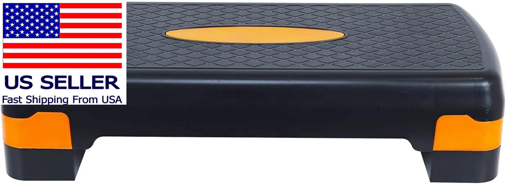 Adjustable Workout Aerobic Stepper Step Platform Trainer, 27-Inch, Multiple Colo