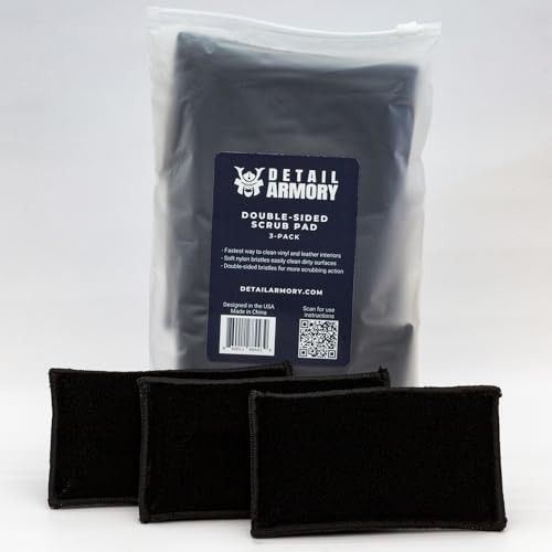 Double-Sided Scrub Pad, Interior Car Cleaning, Effective on Dashboards, Center
