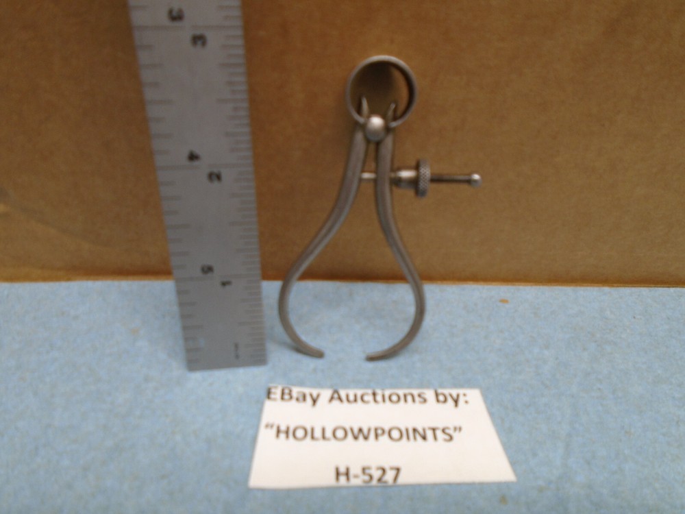 Lufkin 141 ToolMakers 2" Outside Caliper Solid Nut Round Leg for Machinist H527