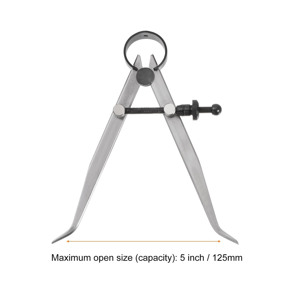 Spring Joint Caliper 5" 125mm Adjustable Spring Inside Caliper with Solid Nut