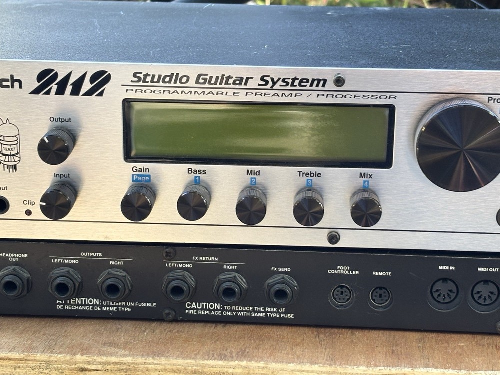 DigiTech 2112 Studio Guitar System Programmable Pre Amp Processor