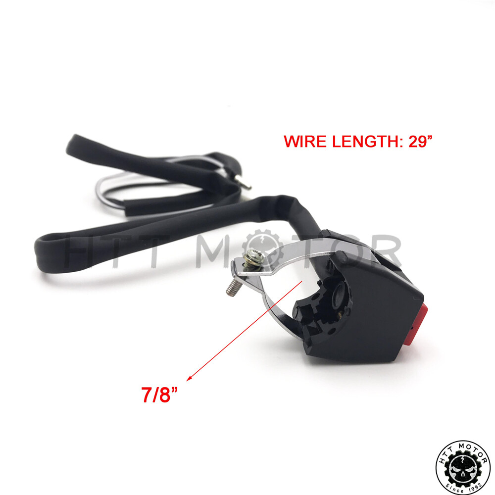 ENGINE STOP 7/8" Switch Push Button For ATVs Scooter Snowmobile Universal