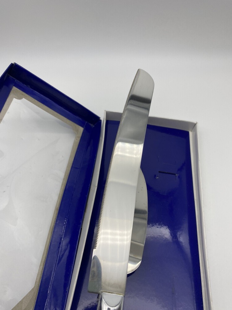 CAKE SERVER & KNIFE Nice Cake Server & Knife Set with Acrylic Handles w/box